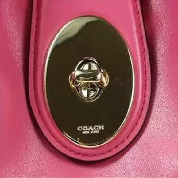 COACH CARLYLE SHOULDER BAG IN SMOOTH LEATHER - Picture 7 of 7